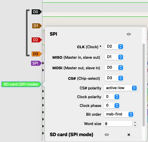 Logic Analyzer Setting
